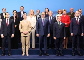 Fidan, İsveç’te NATO Dışişleri Bakanları aile fotoğrafı çekimine katıldı