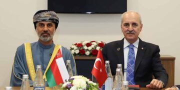Kurtulmuş, Umman Şura Meclisi Başkanı ile Bakü’de görüştü