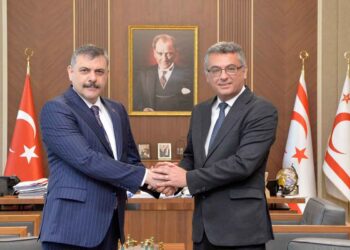 İçişleri Bakanı Çiftçi, KKTC Cumhurbaşkanı tarafından kabul edildi
