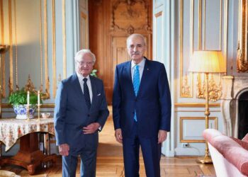 TBMM Başkanı Kurtulmuş, İsveç Kralı Carl XVI. Gustaf tarafından kabul edildi